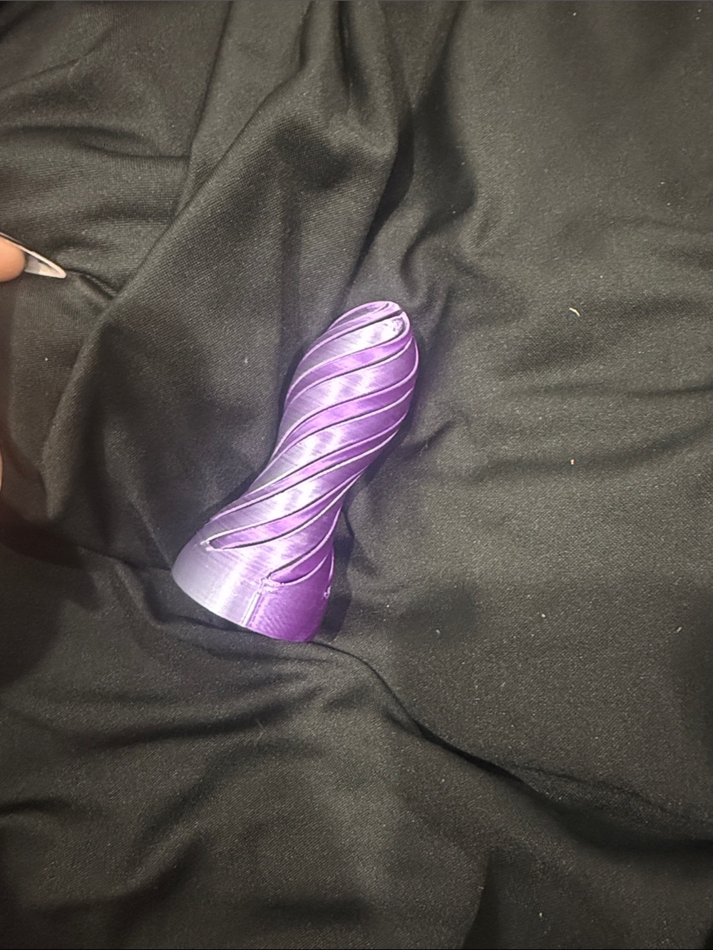 Purple Swirl 3d printed fidget